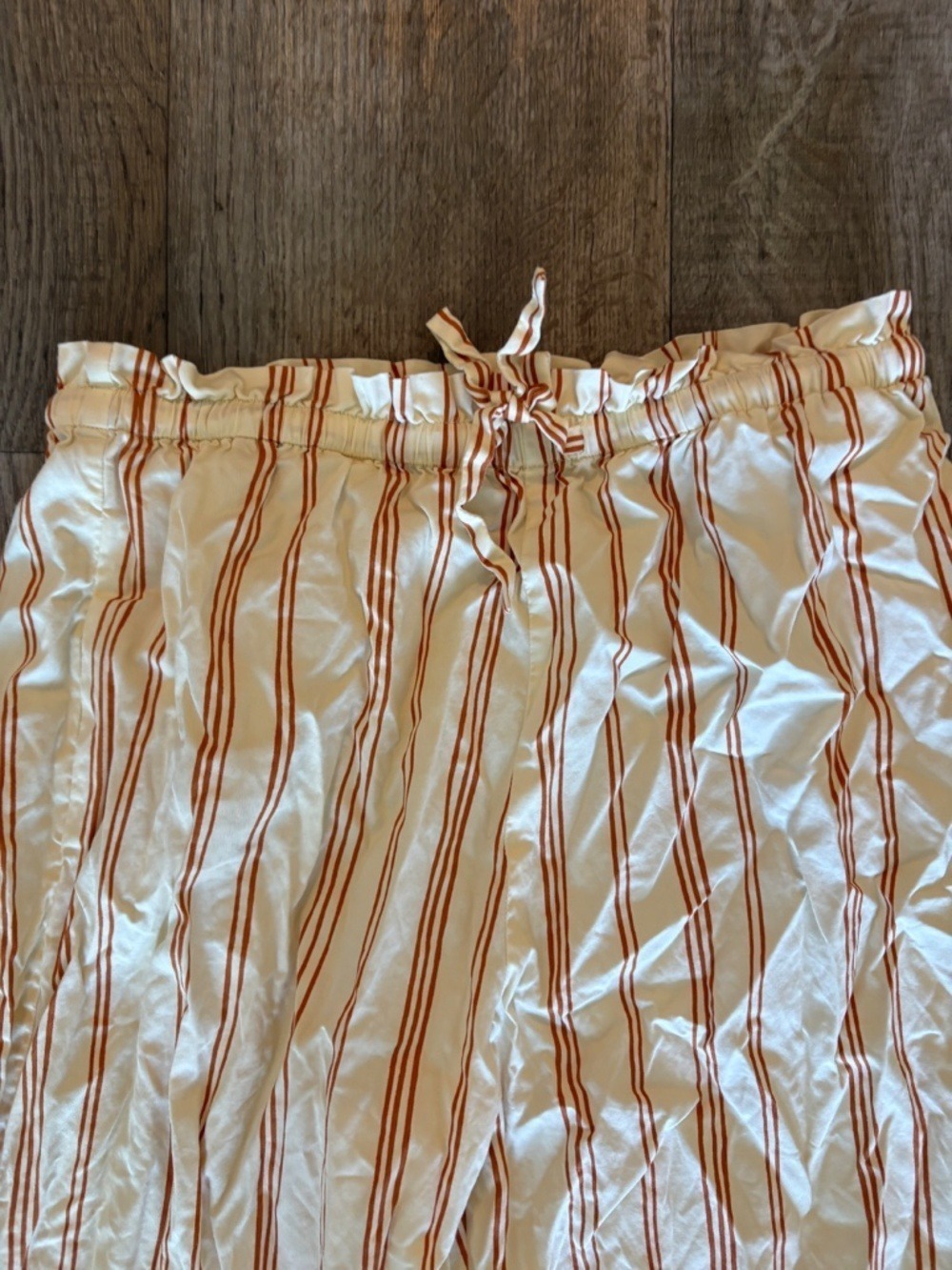 NEIWAI Cotton Matching Pajama Set Button Down Shirt + Drawstring Bottoms Small - Picture 6 of 13